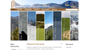 Sky House Utah's Website Design